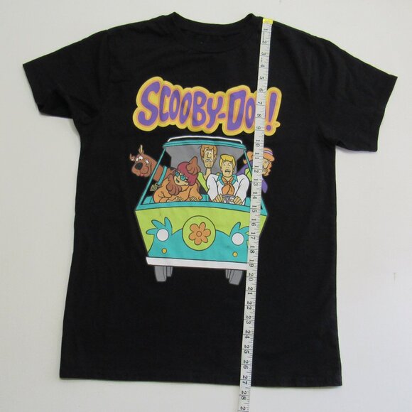 Men's Scooby-Doo & The Gang Mystery Machine Black Graphic T-Shirt Size L - Picture 6 of 7